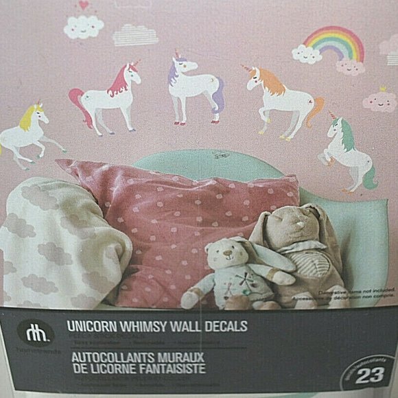Unicorn Whimsy Wall Decals - Picture 2 of 5
